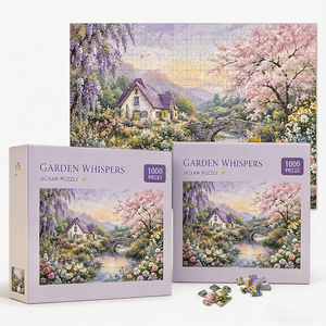 Puzzle personnalisé haut de gamme, impression de puzzle OEM, jouet DIY avec logo de marque personnalisé, emballage de puzzles pour adultes - Product Image 5