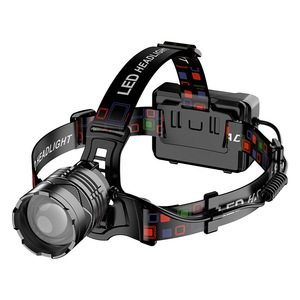 Linterna Frontal LED Blanca Láser de 5W Recargable de 2400mAh con Alcance de Más de 500M para Camping, Pesca y Trabajo - Product Image 5