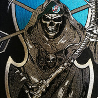 Nom personnalisé Club moto Patch vêtements étiquettes haute qualité pas cher personnalisé fer sur Jean veste grands patchs