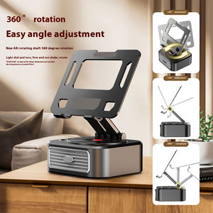 Altavoz BT 360 con Soporte Plegable para Teléfono, Soporte Antideslizante para Tablet, Caja de Sonido Estéreo para Tablet, Videoconferencias, Juegos en Vivo, Películas - Product Image 2