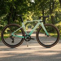 Prix d'usine GRAVEL-V3 Vélo de course sur route en carbone SENTRYEH 13 vitesses avec transmission électronique sans fil et freins à disque