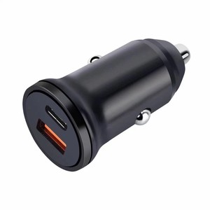 Envío rápido de la gota Tipo-c Qc3.0 Carga rápida Pd Flash Mini 20W Cargador de teléfono móvil para automóvil uno a dos - Product Image 1
