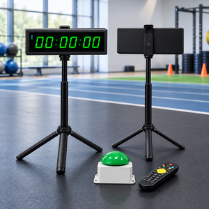 Timer Digitale LED Portatile per Palestra e Fitness <span class=keywords><strong>con</strong></span> Telecomando, Pulsante e Supporto da Tavolo - Product Image 1