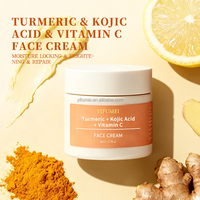 Lot de 5 Soins Bio au Curcuma : Kit Complet Lavant, Sérum, Crème, Masque – Anti-Acné, Éclaircissant, Hydratant