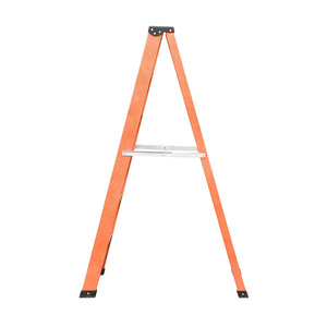Échelle domestique en <span class=keywords><strong>aluminium</strong></span> à <span class=keywords><strong>5</strong></span> <span class=keywords><strong>marches</strong></span> Prix Échelle industrielle pliante en fibre de verre bon marché Échelle d'isolation électrique en fibre de verre - Product Image 3