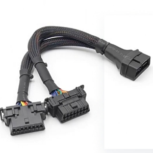 OBD PVC-klemtype vrouwelijke connector volledige naald volledige lijn motoranalysator omgebouwde kabel 30cm fabriek - Product Image 3