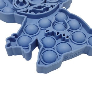 Silicone Long Eared Monster Pop Bubble Toy For Kids Stress Relief Fidget Toy Unisex Portable Food Grade 2 To 4 Years - Product Image 1