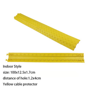 หน้าแรกสายเคเบิลป้องกันถนนโคก PVC One Way Bump PVC ในร่มท่อ<span class=keywords><strong>ส</strong></span>ะพาน - Product Image 2