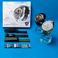 Montre connectée HW5 PRO+ en acier inoxydable, écran AMOLED, 1 Go de RAM, autonomie de 10 jours, musique locale, NFC, suivi du sommeil et de l'activité