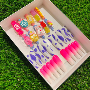 เล็บ<span class=keywords><strong>ปลอม</strong></span>แบบกดสี่เหลี่ยมสั้นสำหรับเล็บ - Product Image 3