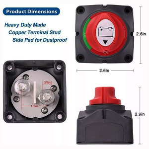 Interruttore Principale di Disconnessione 300A, Isolatore Batteria Resistente ON/OFF <span class=keywords><strong>per</strong></span> Trattori Agricoli - Product Image 3