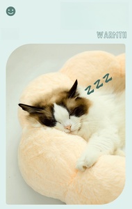 2026 Hot Selling Hondendekbed Ecologisch Machine Wasbaar Zacht Soepel Lichtbruin Luxe Kat Hond Huisdier Sofa Bed Schattig - Product Image 3