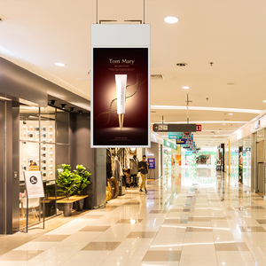 Android LCD đa màn hình hiển thị hai mặt treo độ sáng cao Cửa sổ hiển thị quảng cáo hiển thị bất động sản dấu hiệu - Product Image 5