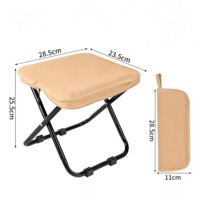 Tabouret pliant double couche Oxford promotionnel, mini chaise de camping portable, siège compact pliable pour pique-niques et activités de plein air