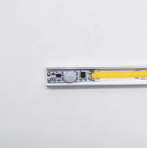 Hidun Saklar Sensor Gerak Inframerah PIR, Lampu Sensor Gerakan Inframerah 12V 24Vled Sentuh Dimmer untuk Led Saluran Aluminium 36W