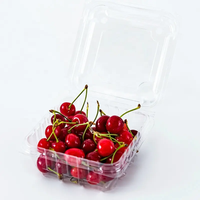 Récipient à salade de fruits en plastique alimentaire OEM PET jetable de haute qualité chinois