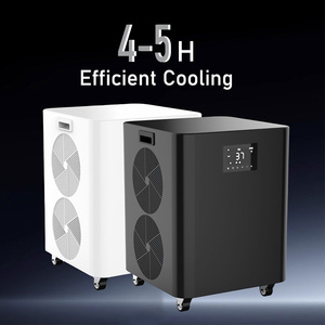 Chillmend phổ biến tất cả trong một bằng gỗ thép không gỉ lót bên trong lạnh Plunge bồn tắm phục hồi Pod với Thông Minh OTA Wifi điều khiển Máy làm lạnh - Product Image 2