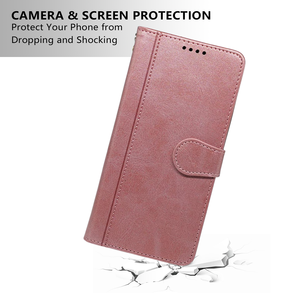 Funda de teléfono a prueba de golpes de cuero PU para Oppo Reno A5 13 12 Pro A3x Folio Flip magnético funda para teléfono móvil - Product Image 5
