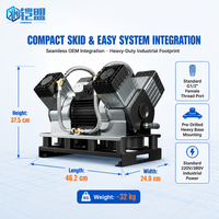 Pompe à vide à piston alternatif sans huile KAIMENG KMPP500V 660L/min 3HP 220V -99kPa pour l'automatisation de l'emballage alimentaire