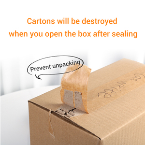 เทปกาวกระดาษคราฟท์สีน้ำตาลแบบยึดติดเอง เป็นมิตรกับสิ่งแวดล้อม สำหรับปิดผนึกกล่องบรรจุภัณฑ์ จัดส่งสินค้า พิมพ์โลโก้ตามสั่ง - Product Image 5