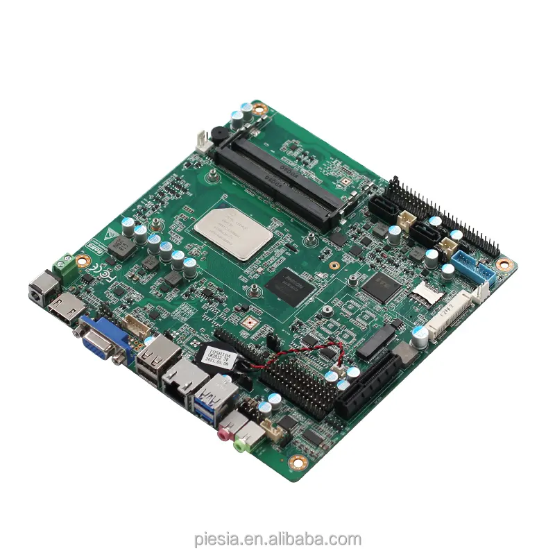 Motherboard ITX Mini dengan Prosesor 2 * I211 Kartu LAN J6431 DDR4 RAM 2 * USB 3.1, LVDS, EDP, VGA, Sempurna untuk PfSense