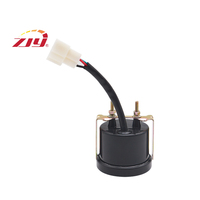 ZJY Tachometer Digital LED Universal 12/24V untuk Motor dan Mobil, Dapat Disesuaikan, 54mm, Pengukur RPM Model DZS213, Teruji 100% Selama 12 Bulan