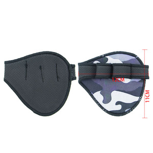Wholesale Premium Padding Protect Palm Hand Lifting Grip Pad Gym Adjustable Wrist <b>Straps</b> for Weight Lifting Power Grip - Product Image 3