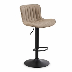 Taburete <span class=keywords><strong>de</strong></span> Bar <span class=keywords><strong>de</strong></span> Cuero PU con Respaldo, Suministro <span class=keywords><strong>de</strong></span> Fábrica, para Hotel, Restaurante, <span class=keywords><strong>Cocina</strong></span>, Altura Ajustable, Giratorio - Product Image 4