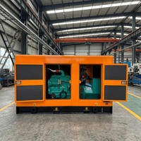 Generador diésel silencioso de 160 kW, 200 kVA, 180 kW con arranque automático y respaldo, alternador de cobre, trifásico 380 V 400 V, precio bajo de fábrica