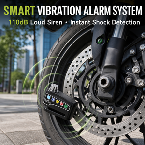 Candado de Disco con Alarma de Seguridad Antirrobo <span class=keywords><strong>para</strong></span> Freno de Motocicleta, Bicicleta, Scooter, Resistente al Agua - Product Image 4