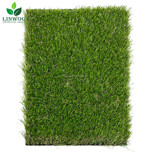 Gazon artificiel synthétique haute densité Linwoo Factory 35 mm, gazon artificiel luxuriant pour la maison, le jardin, la cour, le patio, le revêtement de <span class=keywords><strong>sol</strong></span> - Product Image 2
