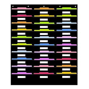 30 Pockets Cascading Wall Organizer Hanging File Folders Holder for <b>Scrapbook</b> Papers Bills - Product Image 3