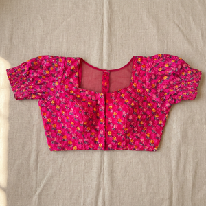 Blouse indienne exclusive en coton de créateur de fantaisie prête à porter Georgette vêtements ethniques séquence d'impression numérique poulet Kari travail - Product Image 3