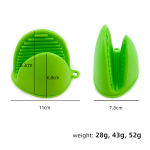 43g Thickened Heat Resistant Silicone <strong>Oven</strong> <strong>Mitts</strong> Anti Slip Soft Kitchen Baking <strong>Oven</strong> Gloves Cooking Pinch Grips <strong>Mitt</strong> - Product Image 6