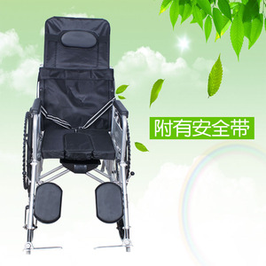 Fauteuil roulant manuel léger en aluminium pliable avec fonction toilette et dossier haut pour l'assistance à la mobilité - Product Image 5