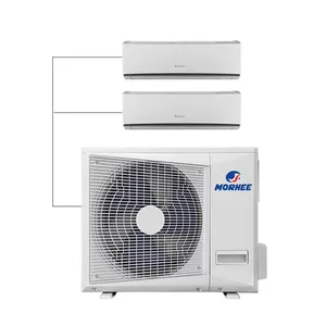 Morhee ar condicionado vrf hvac sistema comercial, multi divisão ar condicionado central 8-16kw r410a ventilador unidades de bobina dut