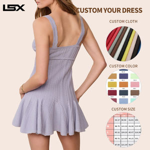 Vestido Midi Personalizado, Elegante, Sexy, Casual, Sin Mangas, Cuello Cuadrado, Diseño Personalizado, Estampado, Tejido de Punto, Fabricante - Product Image 2