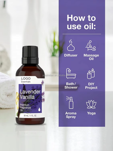 Huile parfumée à la lavande et à la <span class=keywords><strong>vanille</strong></span> pour la fabrication de bougies et de savons, parfum longue durée, huile essentielle pour diffuseur et humidificateur - Product Image 4