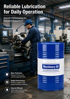 Huile pour machines générales à performance stable, antirouille, résistante à l'usure pour équipements mécaniques industriels