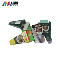 Boîte à chocolat de luxe, fabricant en gros, emballage cadeau en papier blanc personnalisé, boîte à chocolat avec Logo de timbre d'or