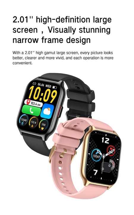 Android Smartwatch 2024 Split Screen Custom Watch Face Mujer Hombre Reloj Intelligente Waterproof Best Smart Connected Watches