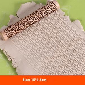 Ensemble <span class=keywords><strong>de</strong></span> rouleaux <span class=keywords><strong>de</strong></span> Texture d'argile en bois poterie céramique potiers <span class=keywords><strong>outils</strong></span> <span class=keywords><strong>de</strong></span> rouleau <span class=keywords><strong>de</strong></span> timbre rouleaux à pâtisserie texturés Kit <span class=keywords><strong>de</strong></span> rouleaux <span class=keywords><strong>de</strong></span> modèle <span class=keywords><strong>de</strong></span> modélisation - Product Image 6