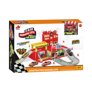 De los niños conjunto de juguete de coche de metal de la pista de fuego de la ciudad de garaje de juguete para la venta - Product Image 2