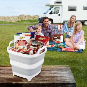 Cubo de Hielo Plegable de Plástico de 10L, Enfriador de Bebidas Plegable para Vino y Cerveza, Ahorra Espacio, para Limpieza - Product Image 3