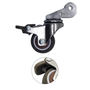 Roulettes pivotantes transparentes en PU à vente chaude, roulettes de déplacement de meubles en TPE - Product Image 3