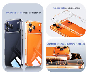 Ốp điện thoại TPU trong suốt siêu mỏng phù hợp với <span class=keywords><strong>iPhone</strong></span> 17/17 Pro Max, bán trực tiếp từ nhà máy, bảo vệ tốt nhất - Product Image 5