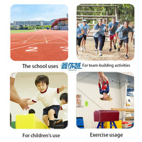 Structure d'escalade en acier durable pour l'entraînement physique des enfants en intérieur/extérieur - Tractions avec couleur personnalisable