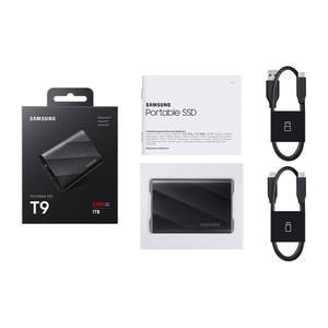T9 1TB 2TB 4TB NVMe USB3.2 Type-C ฮาร์ดดิสก์ภายนอกแบบพกพา SSD โลหะ สำหรับคอมพิวเตอร์ตั้งโต๊ะและแล็ปท็อป T9 1TB NVMe USB - Product Image 6