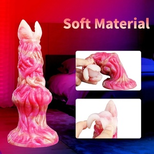 YOCY Alien Flower Anal Plug Vibrator 6.8cm Thick Knot Silicone <b>Dildo</b> for Woman 10 Mode Bullet Vibrators Sex Toy for 18+ - Product Image 4