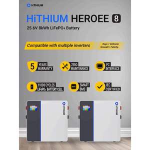 HeroEE8 8KWH 5000Wポータブルリチウム発電所Lifepo4セル付きベストソーラーパネルソース - Product Image 2